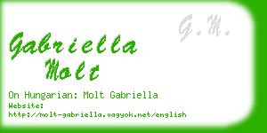 gabriella molt business card